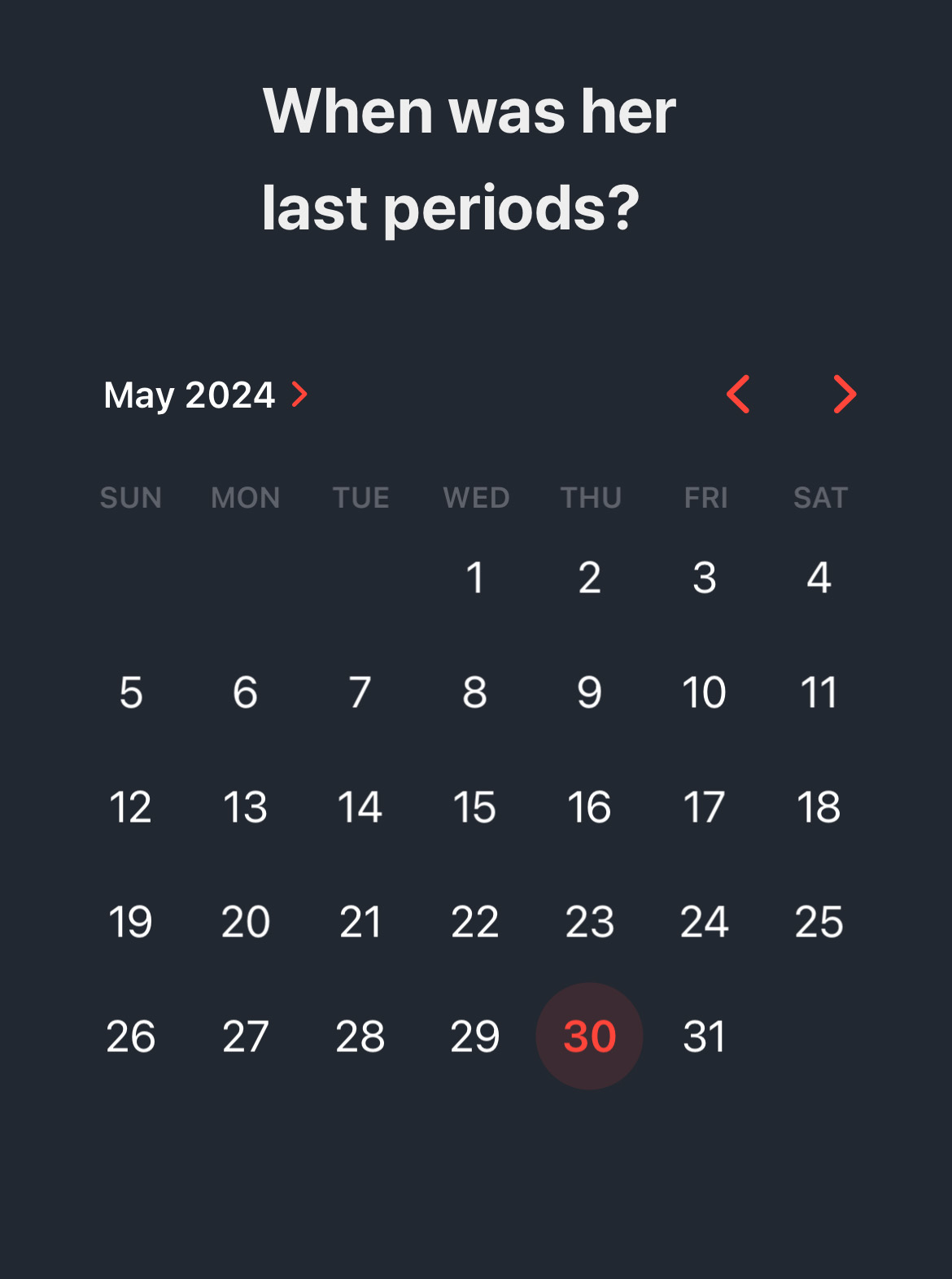 Tracking features